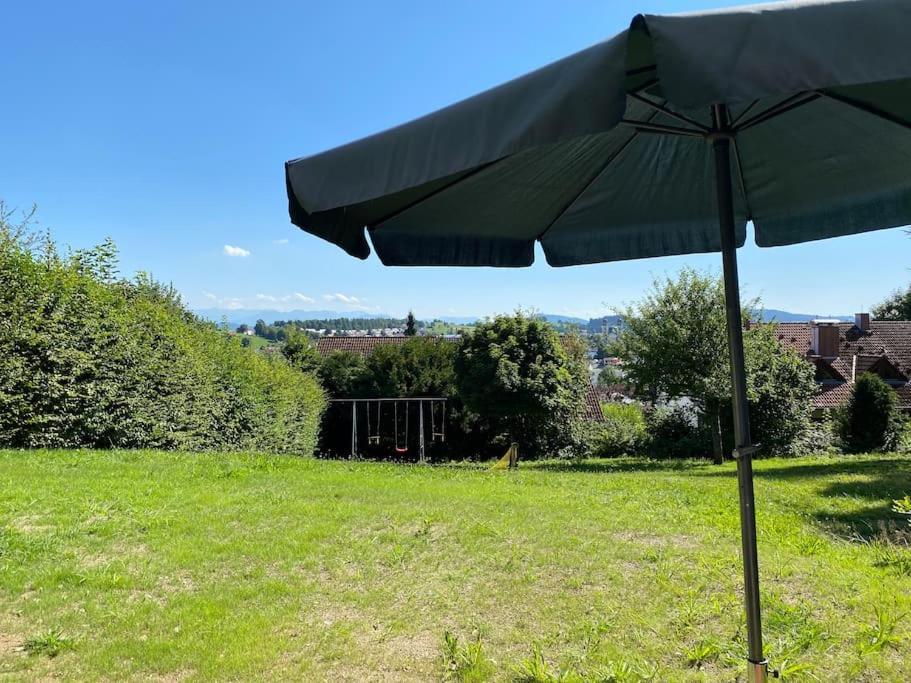 Ferienwohnung mit Traumblick und großem Garten Lindenberg im Allgäu Exterior foto